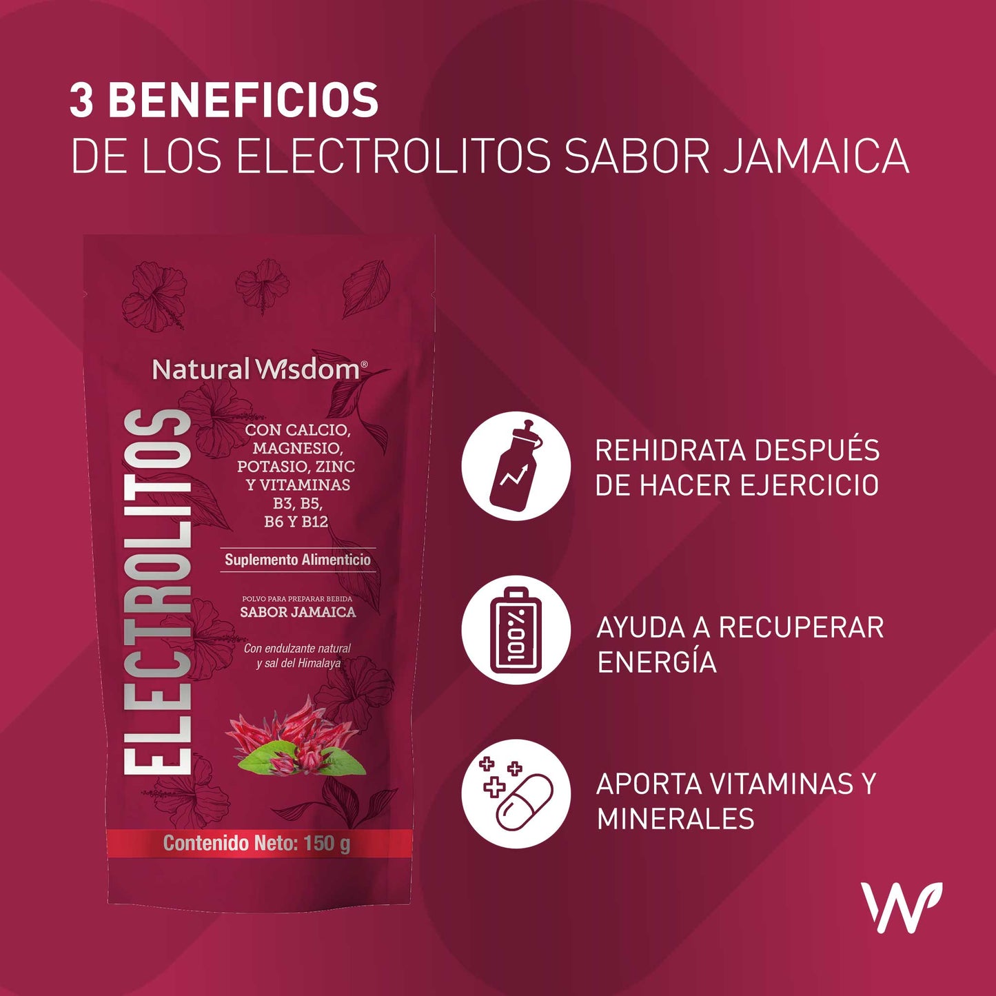 Electrolitos Electro - Fresh Sabor Jamaica
