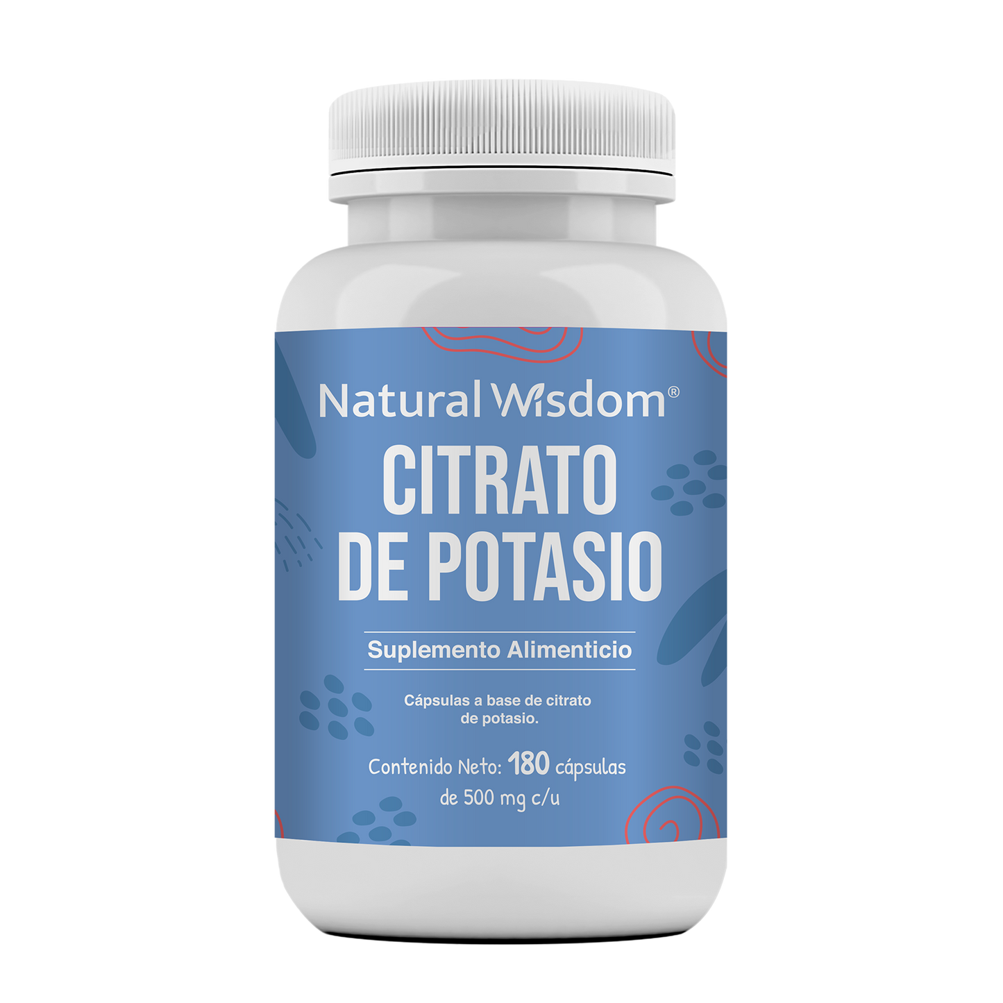 Citrato de Potasio 180 cápsulas