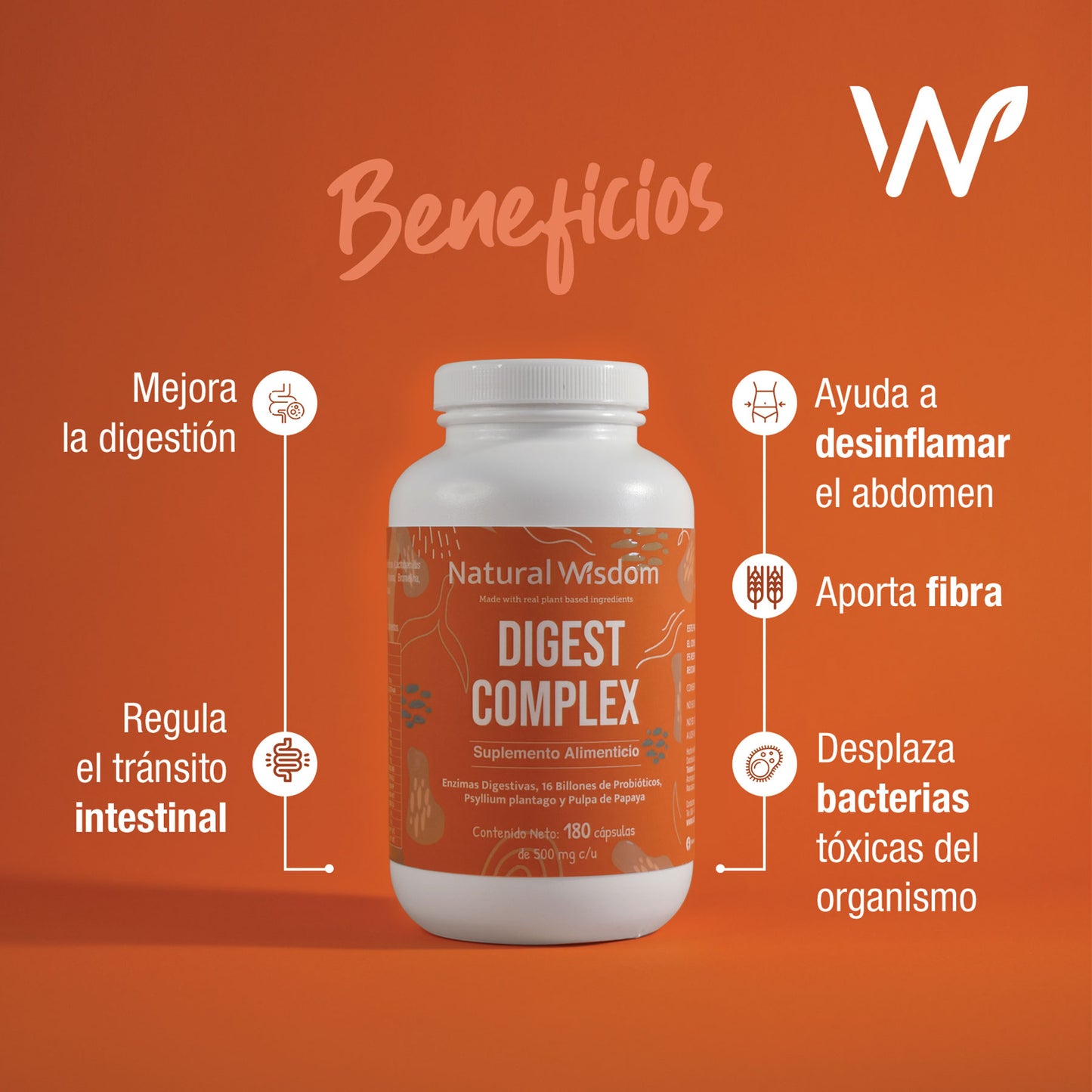 Digest Complex 180 Cápsulas