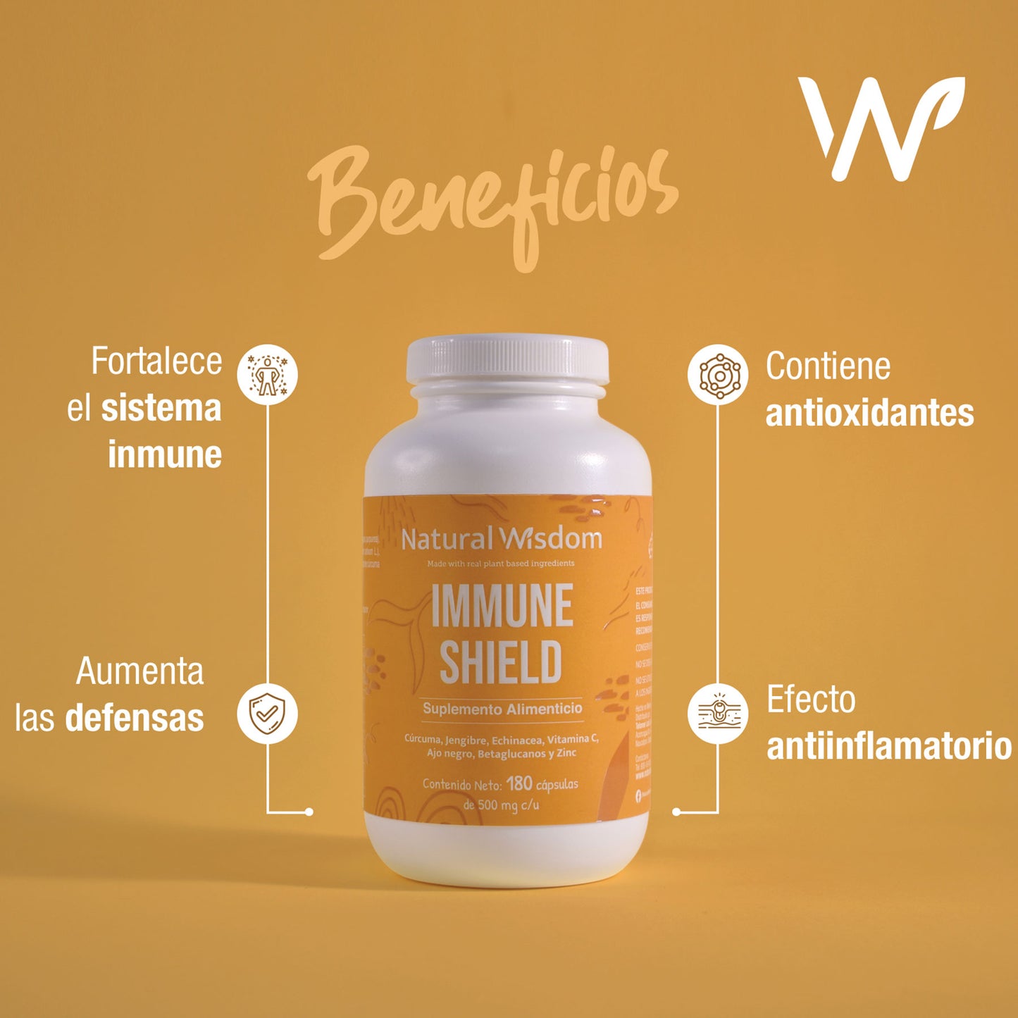 Immune Shield 180 Cápsulas