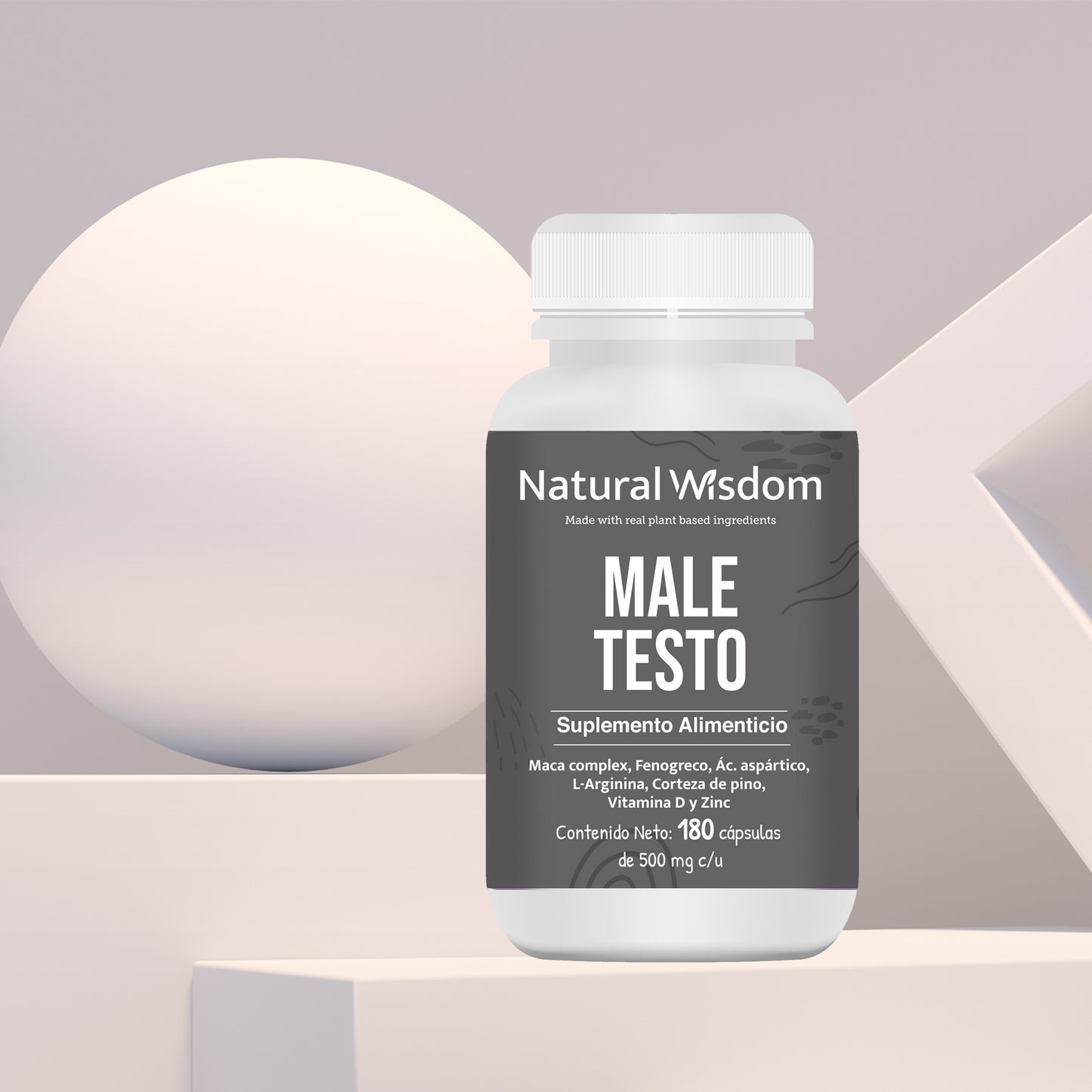 Male Testo 180 Cápsulas