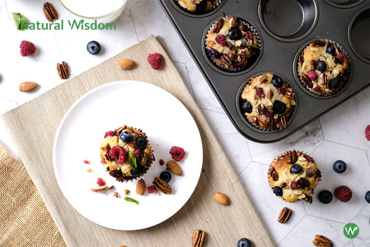 Cupcakes Keto de Berries