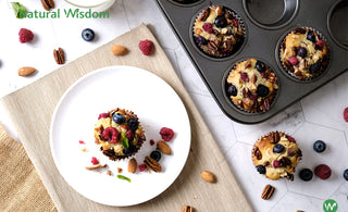 Cupcakes Keto de Berries