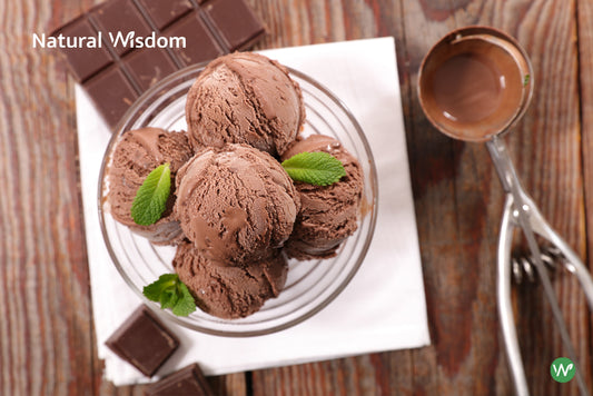 Helado de Chocolate Keto con Cacao en Polvo