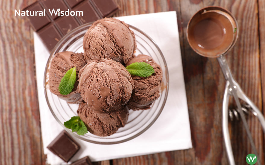 Helado de Chocolate Keto con Cacao en Polvo