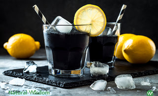 Limonada Negra con Carbón Activado