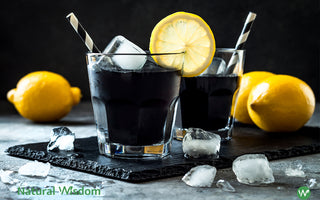 Limonada Negra con Carbón Activado