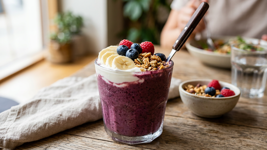 Receta de Acai Smoothie con Yogurt Griego