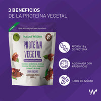 Proteína Vegetal Probiótica Sabor Chocolate 1,820 g