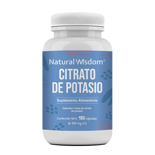 Citrato de Potasio 180 cápsulas