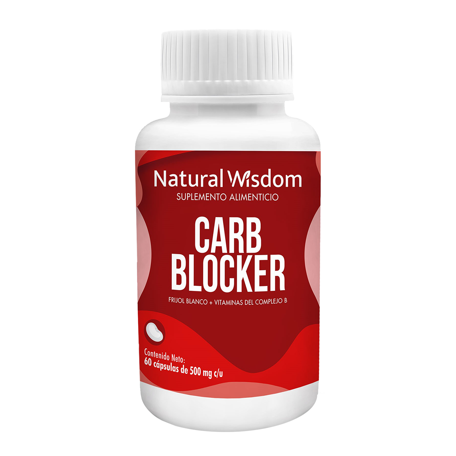 Carb Blocker 60 Cápsulas Suplemento Alimenticio Natural Wisdom