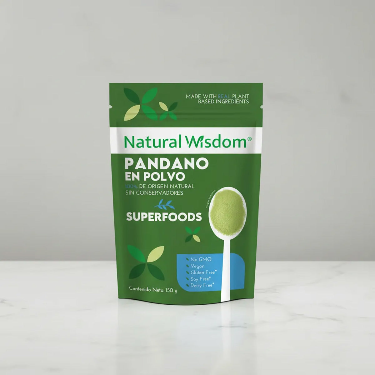 Pandano en Polvo Natural Wisdom Superfood 100% Natural 150 g