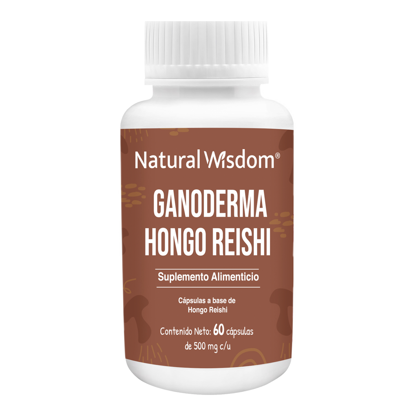 Ganoderma Hongo Reishi 60 Cápsulas
