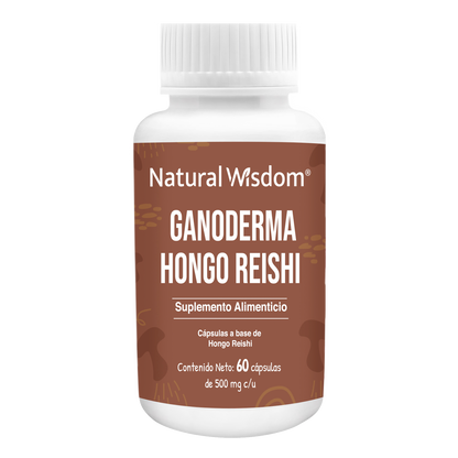 Ganoderma Hongo Reishi 60 Cápsulas