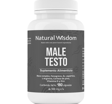 Male Testo 180 Cápsulas