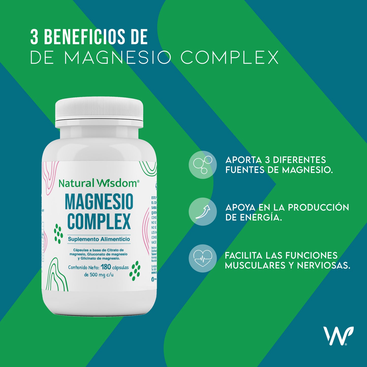 Magnesio Complex 180 Cápsulas