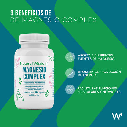 Magnesio Complex 180 Cápsulas
