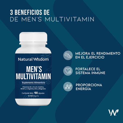 Men's Multivitamin 180 Cápsulas