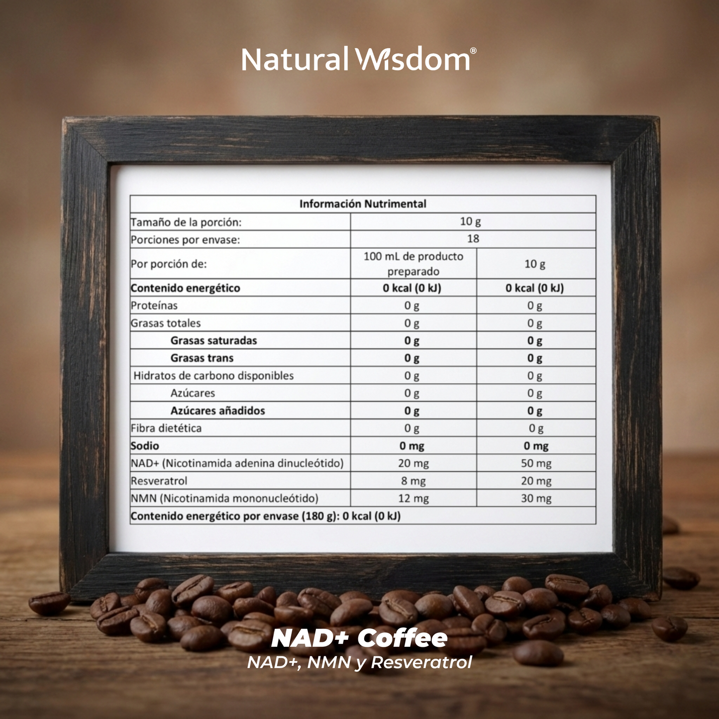 NW NAD+ COFFEE 180 GR