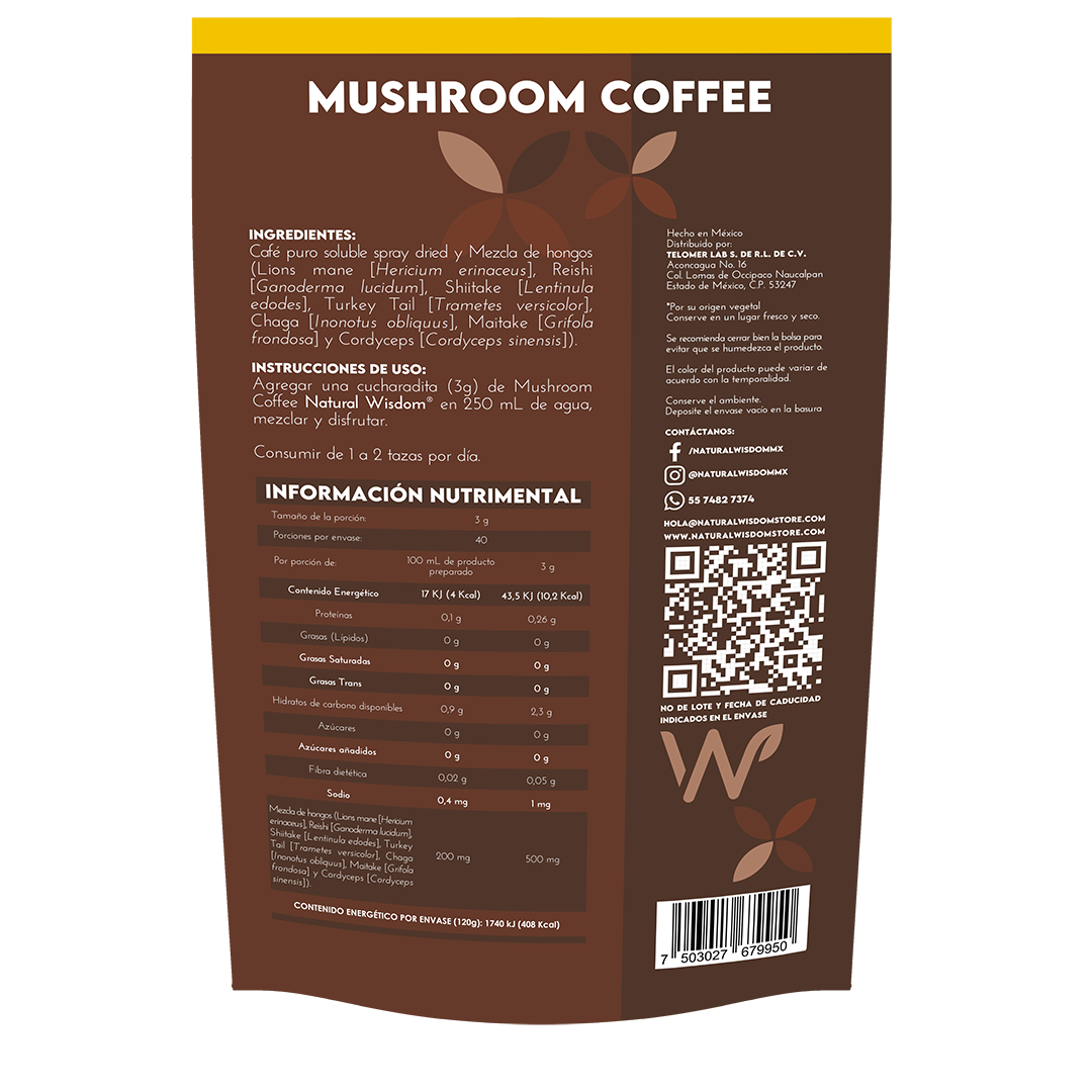 Mushroom coffee