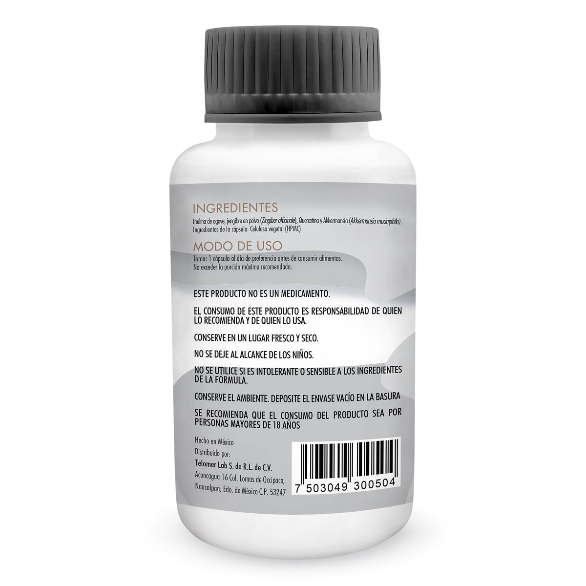 AKKERMANSIA 30 CAPSULAS-30 PORCIONES