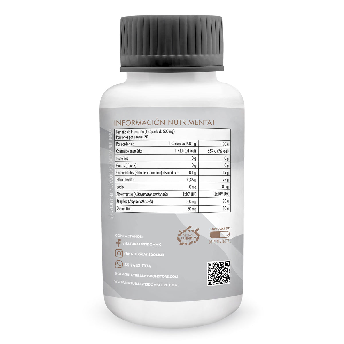 AKKERMANSIA 30 CAPSULAS-30 PORCIONES