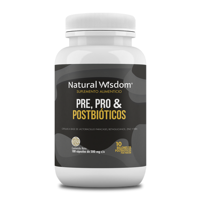 Pre, Pro & Postbióticos