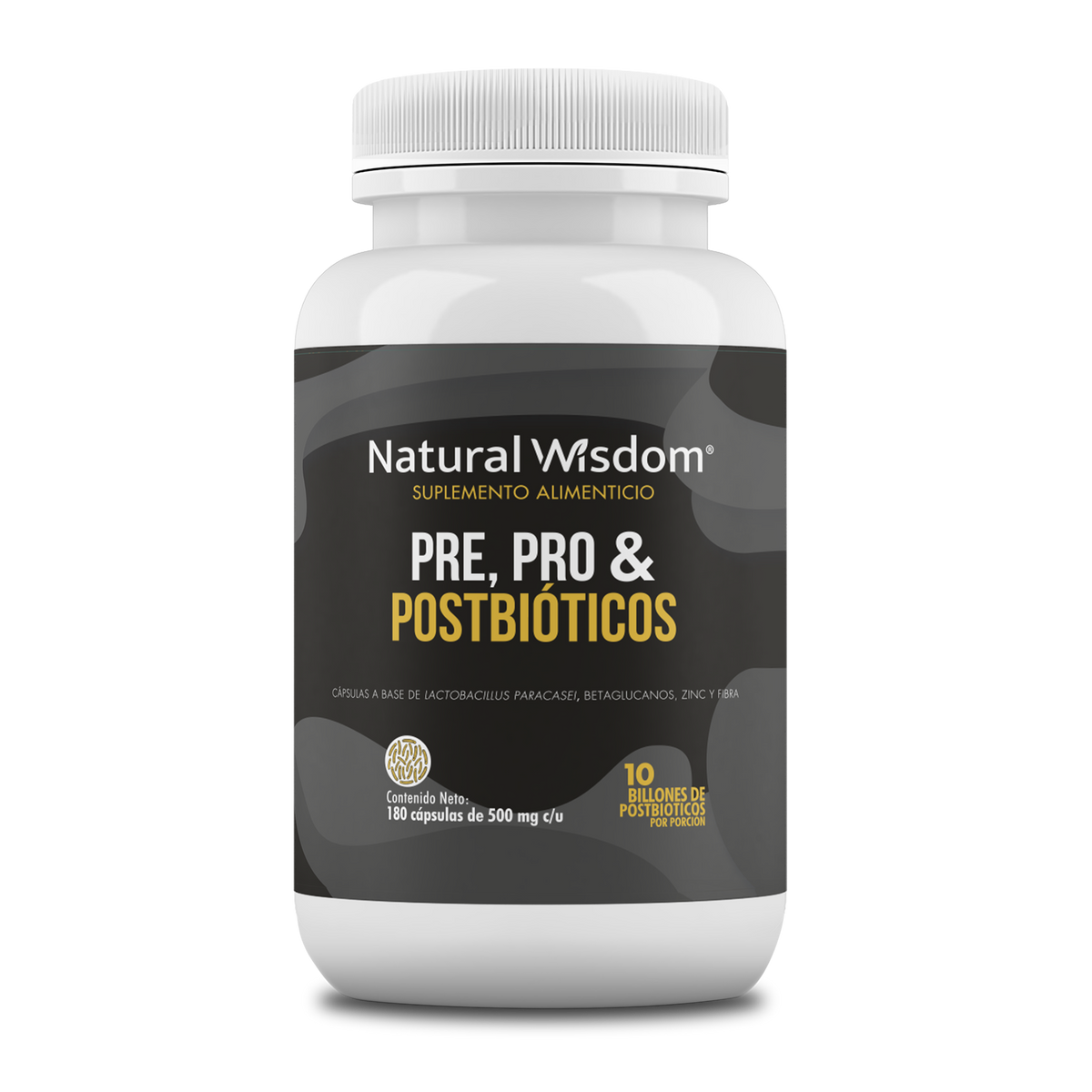 Pre, Pro & Postbióticos 180 capsulas