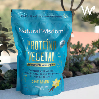 Proteína Vegetal Probiótica Sabor Vainilla 1,050 g