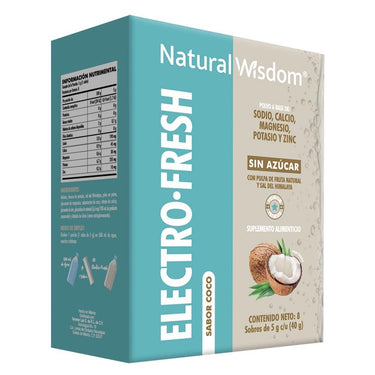 NW ELECTROLITOS SABOR COCO SIN AZUCAR 8 SOBRES
