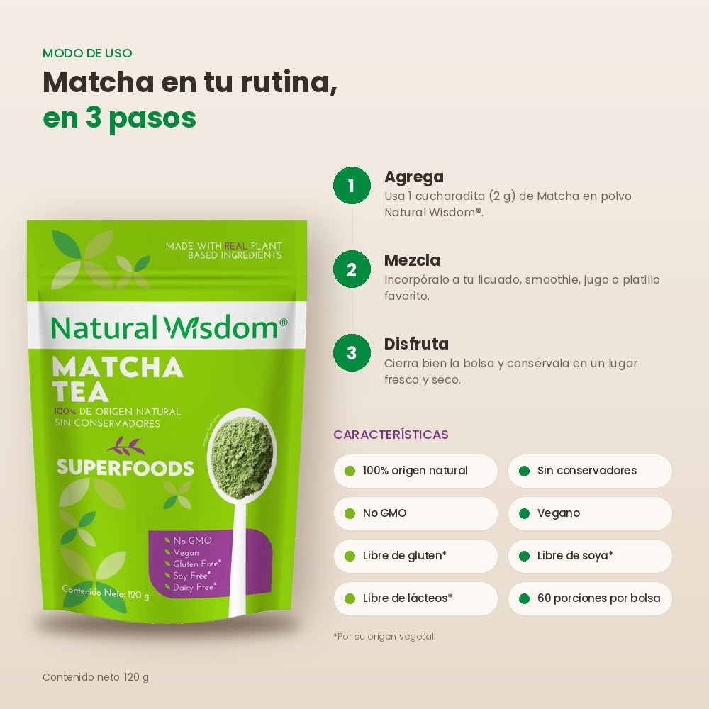 Matcha Tea en Polvo 120 g