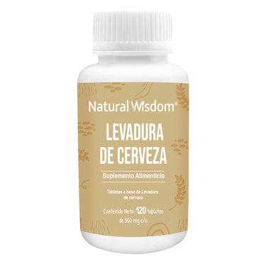 Levadura de Cerveza 60 Cápsulas | Suplemento Alimenticio | Natural Wisdom®