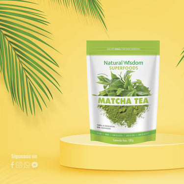 Matcha en Polvo 100% Natural | Superfood | Natural Wisdom®