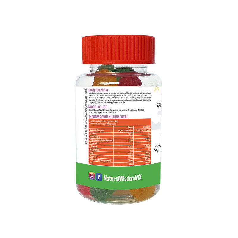 Vitamina C y Echinacea para Niños 60 Gomitas