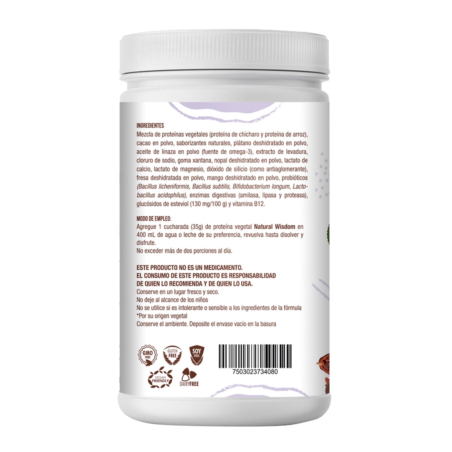 Proteína Vegetal sabor Chocolate 450 g
