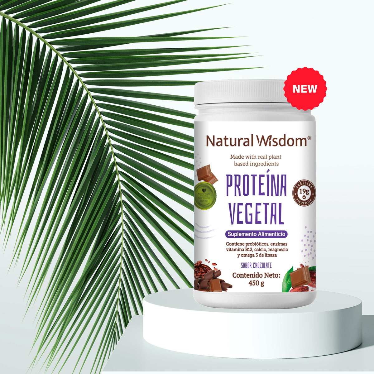 Proteína Vegetal sabor Chocolate 450 g