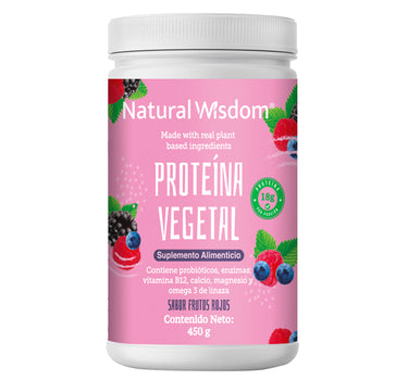 Proteína Vegetal sabor Frutos Rojos 450 g