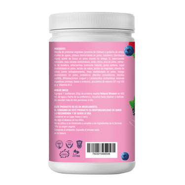 Proteína Vegetal sabor Frutos Rojos 450 g