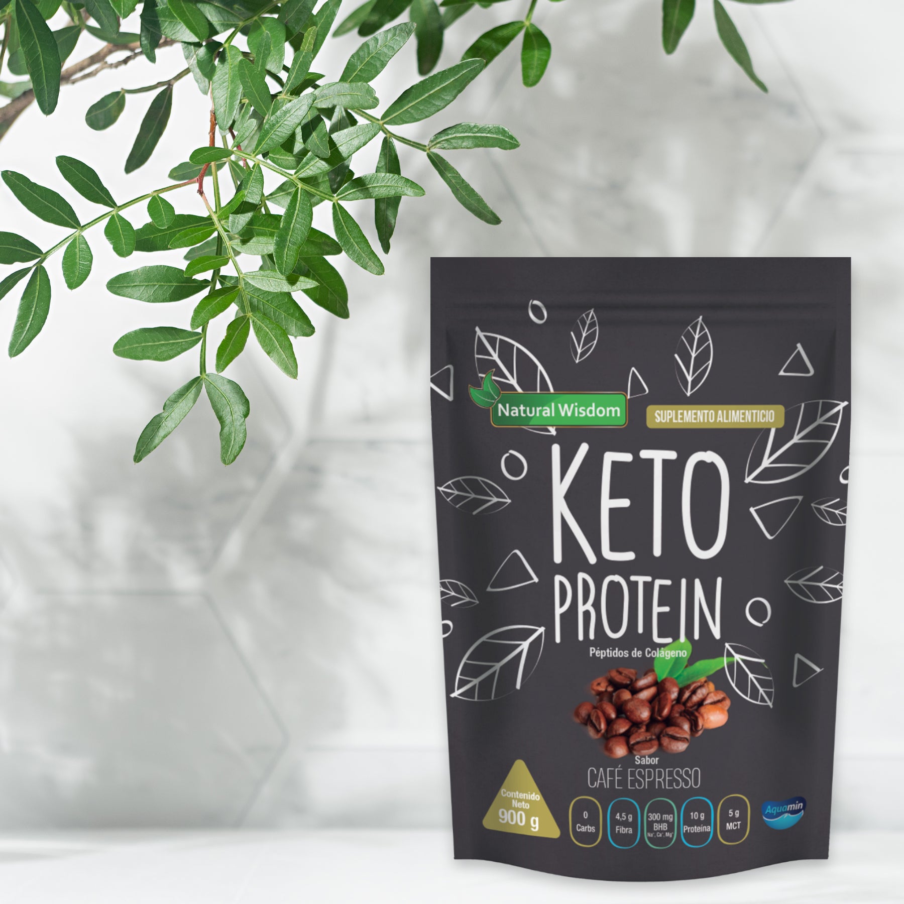 Proteína Keto Sabor Café | Suplemento Alimenticio | Natural Wisdom®