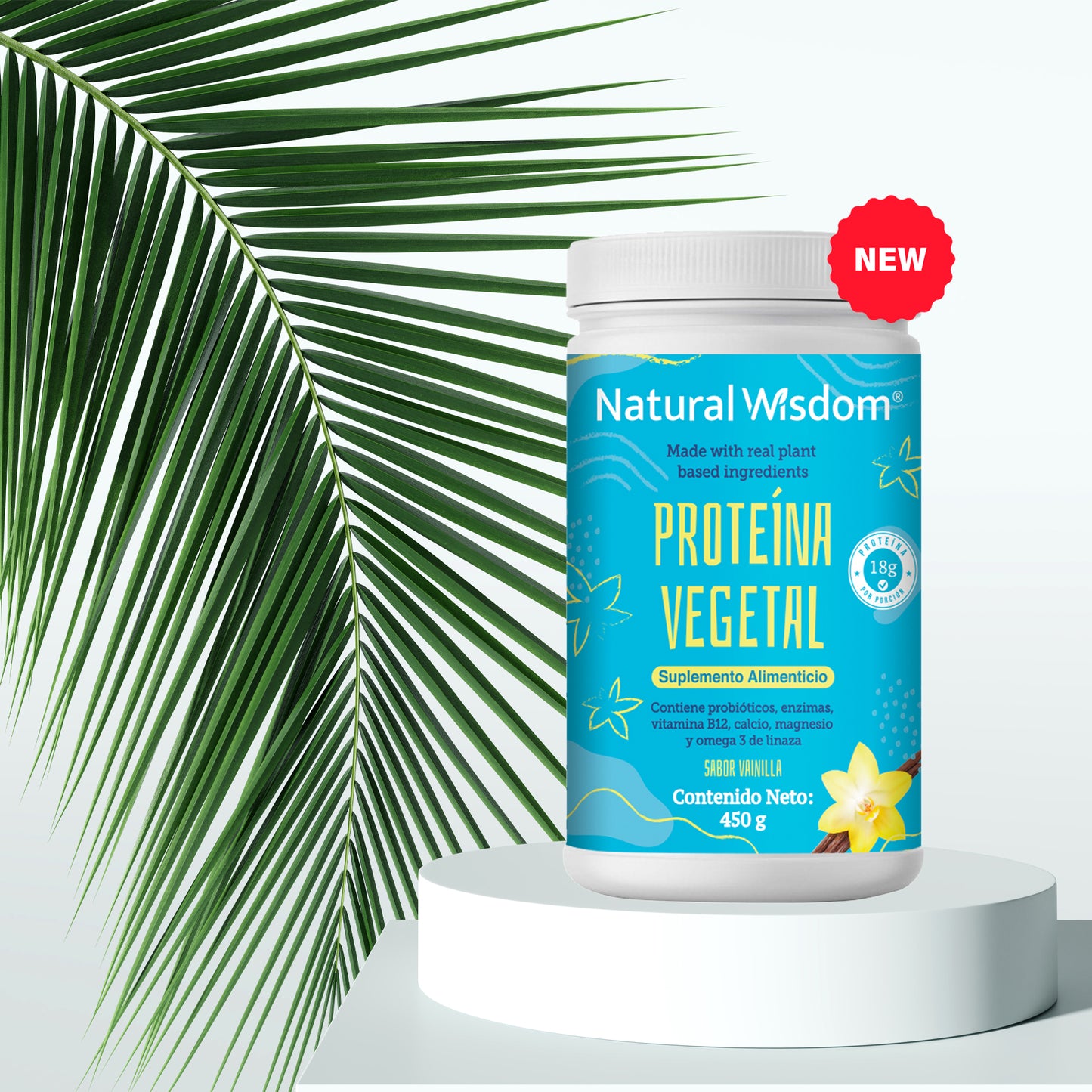 Proteína Vegetal sabor Vainilla 450 g