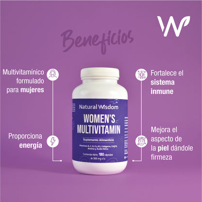 Women's Multivitamin 180 Cápsulas